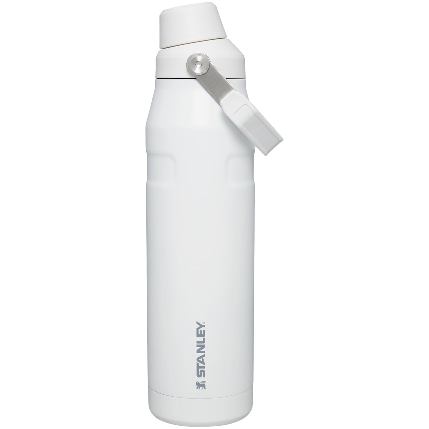 Right View of White Stanley IceFlow™ Bottle with Fast Flow Lid 36oz.