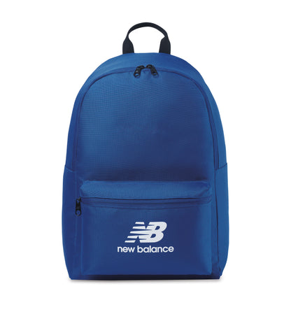 Royal Blue New Balance® Logo Round Backpack plain