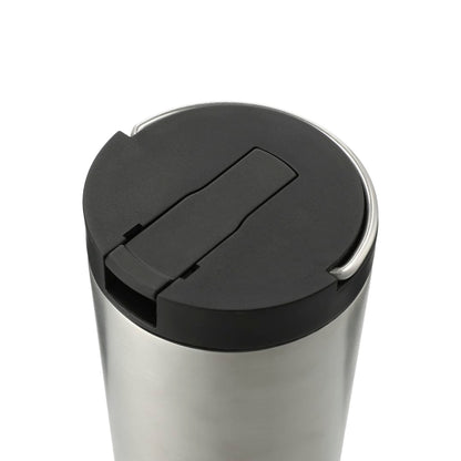 Silver Thor Copper Insulated Tumbler 24oz Flip Straw Lid