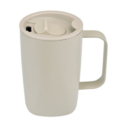 Taupe Aviana™ Rowan Recycled Mug - 15 Oz. plain