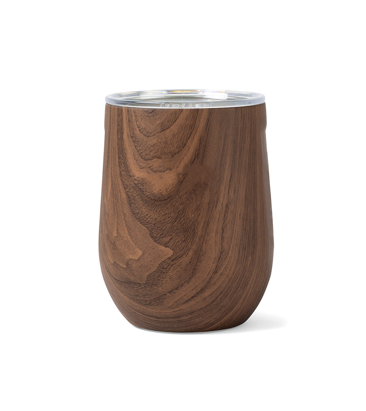 Walnut CORKCICLE® Stemless Wine Cup - 12 Oz. plain