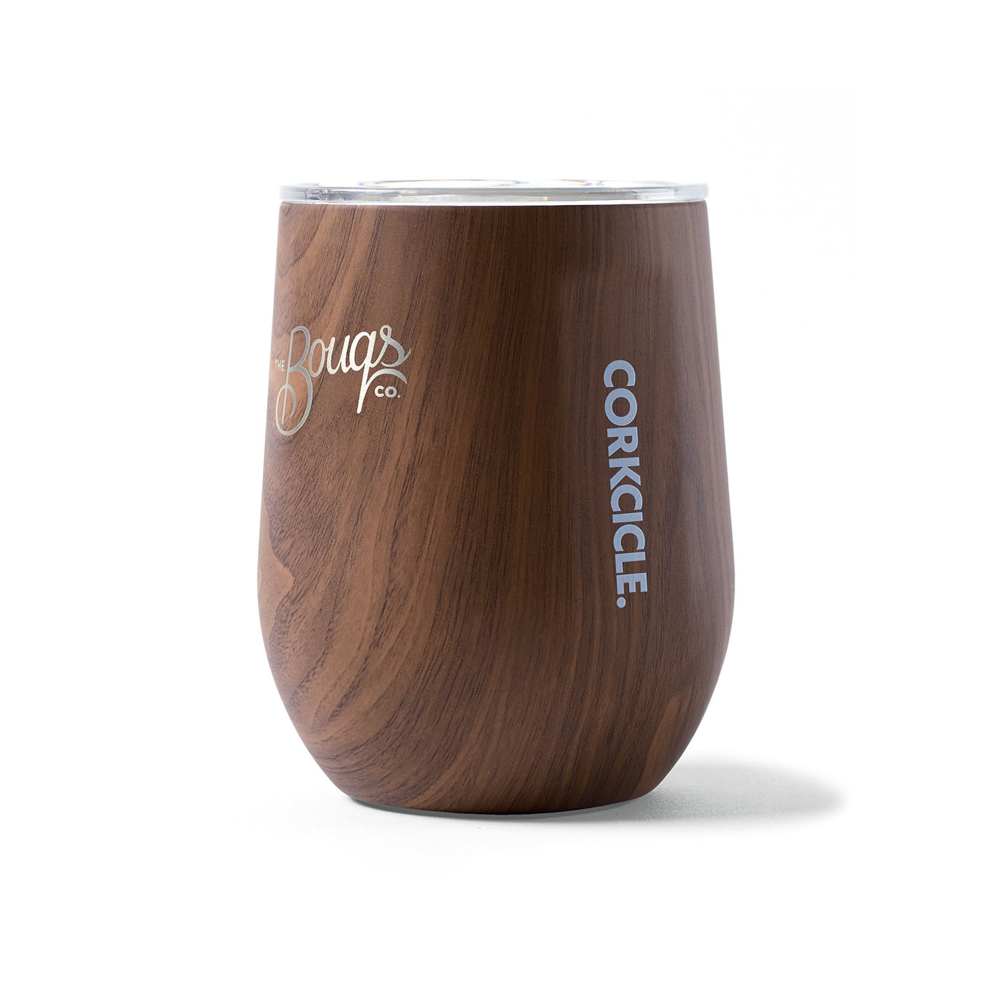 Walnut CORKCICLE® Stemless Wine Cup - 12 Oz.