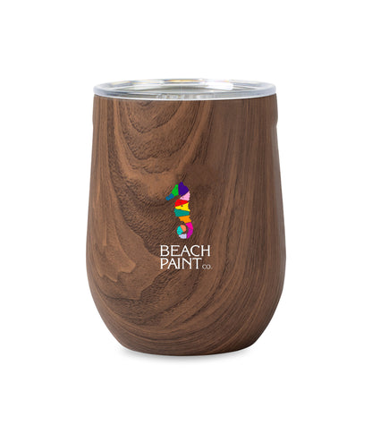 Walnut CORKCICLE® Stemless Wine Cup - 12 Oz.