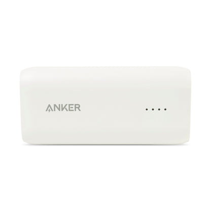 White Anker 321 Power Bank (PowerCore 5K) plain