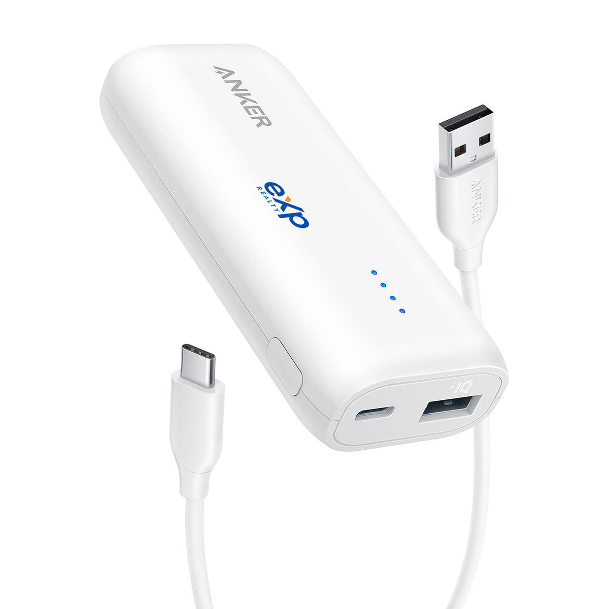 White Anker 321 Power Bank (PowerCore 5K)