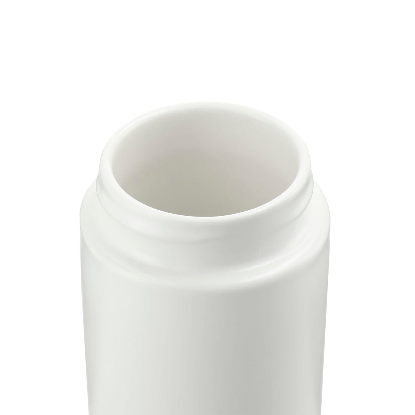 White Arlo Ceramic Tumbler with Bamboo lid 11oz