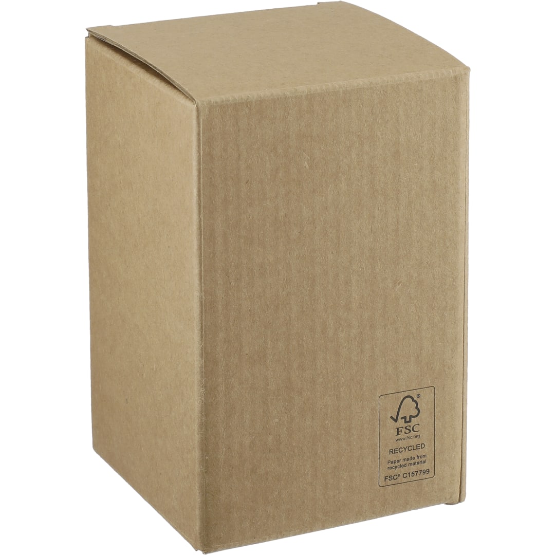 White Arlo Ceramic Tumbler with Bamboo lid 11oz