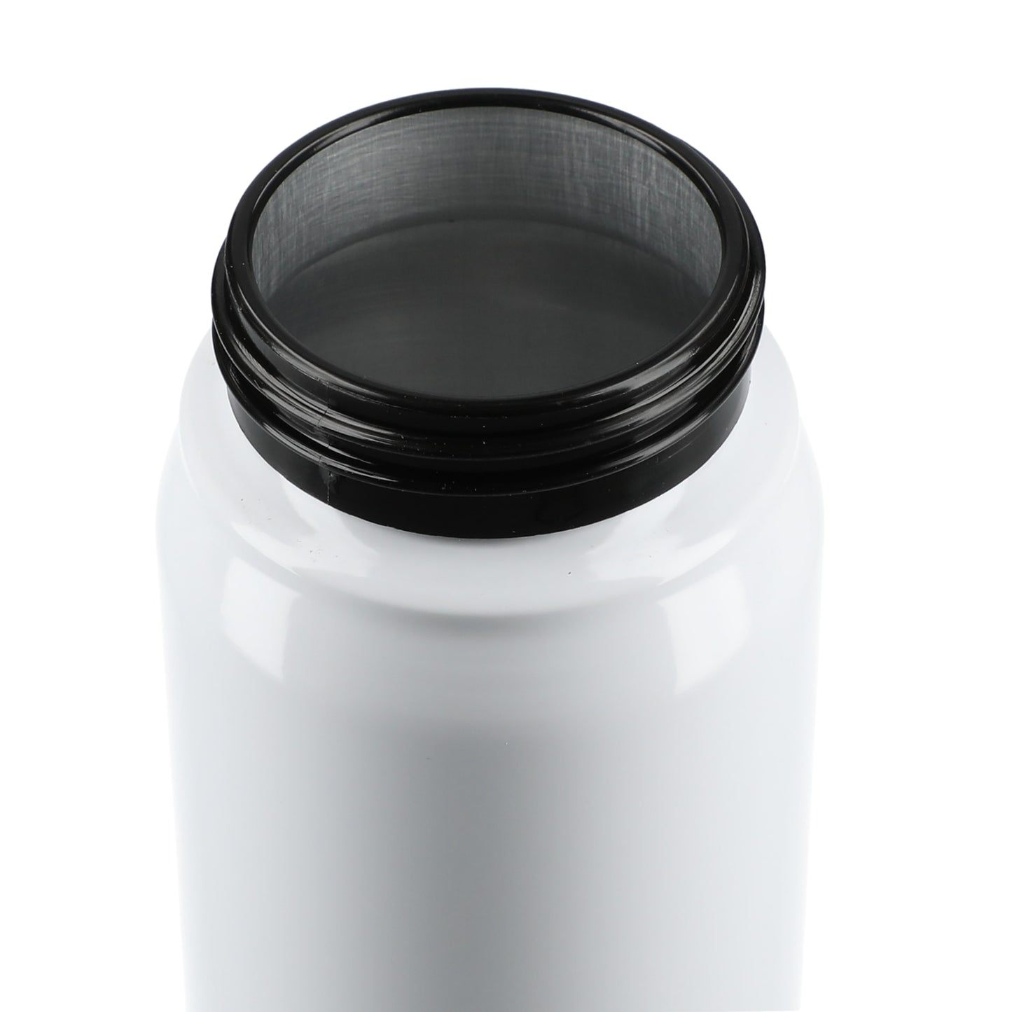 White Billy 26oz ECO Aluminum Bottle w/ FSC® Bamboo Lid plain