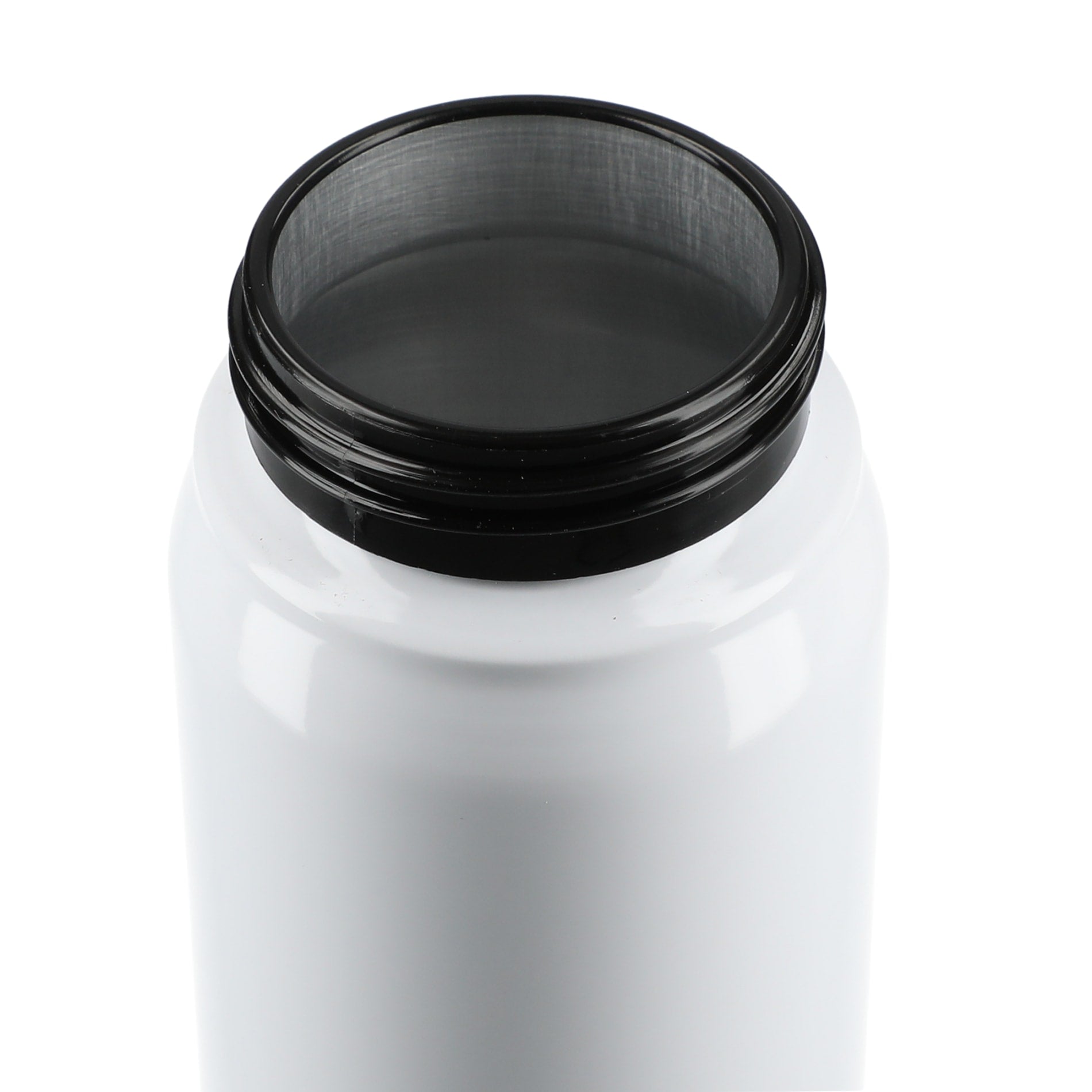 White Billy 26oz ECO Aluminum Bottle w/ FSC® Bamboo Lid plain