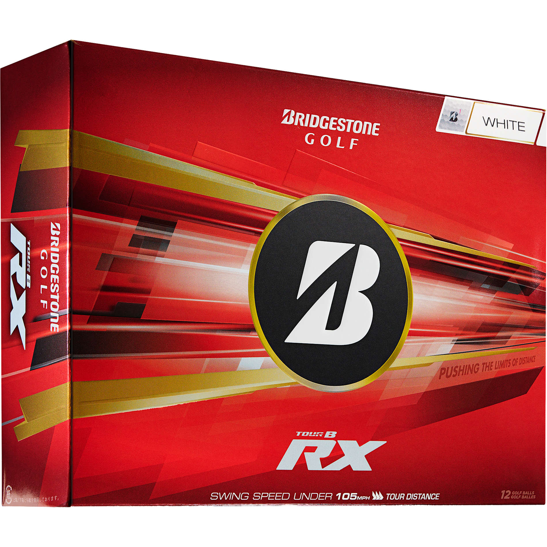 White Bridgestone Tour B RX Golf Balls - 12 Pack