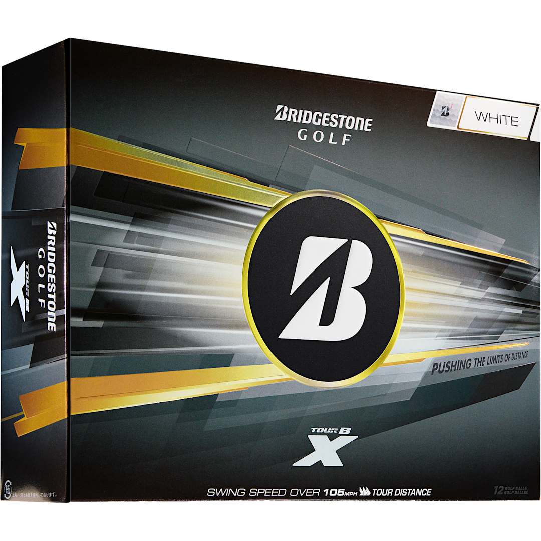 White Bridgestone Tour B X Golf Balls - 12 Pack