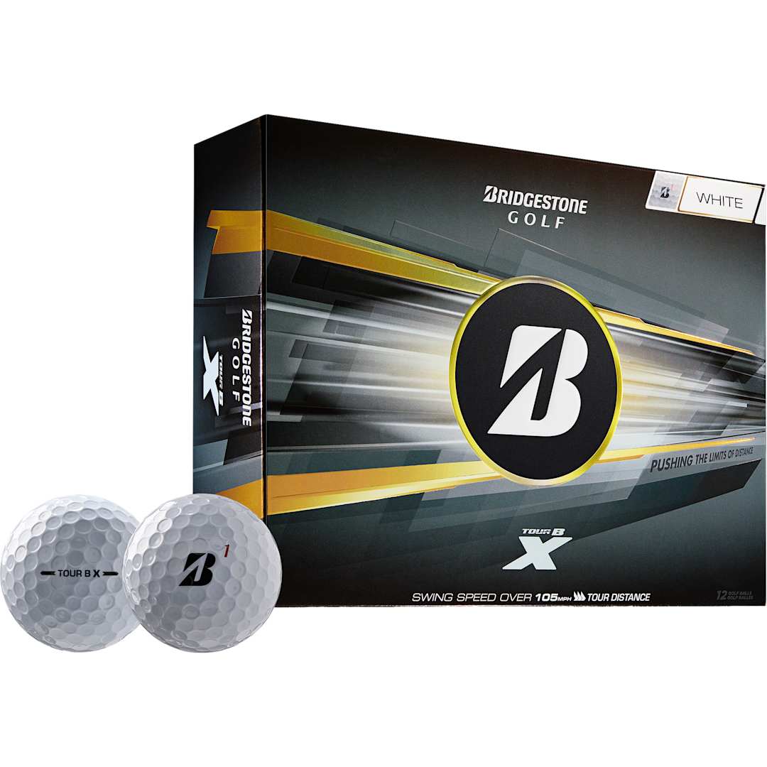 White Bridgestone Tour B X Golf Balls - 12 Pack
