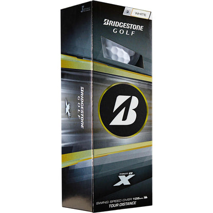 White Bridgestone Tour B X Golf Balls - 3 Pack