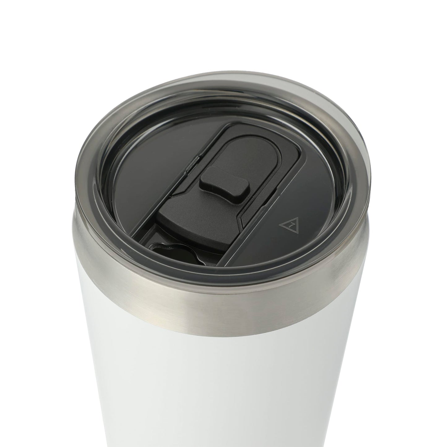 White Faye 20oz Vacuum Tumbler w/ SS Straw plain