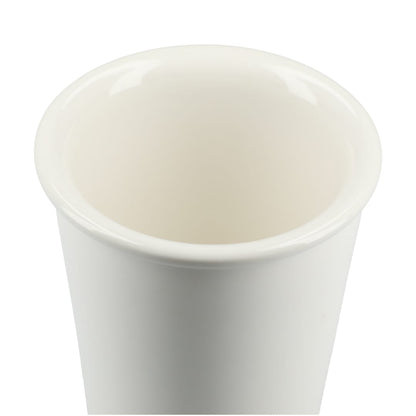 White I'm not a paper cup 10oz ceramic tumbler plain