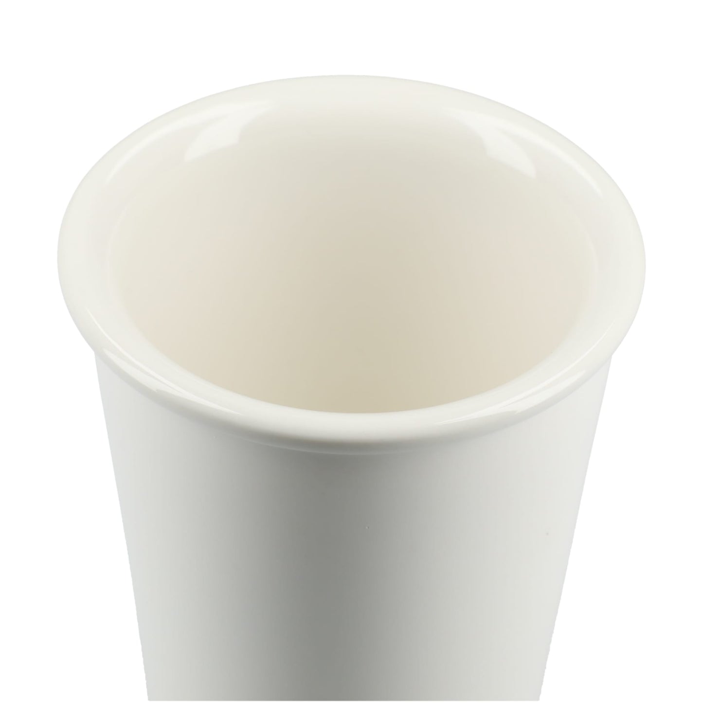 White I'm not a paper cup 10oz ceramic tumbler plain
