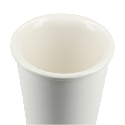 White I'm not a paper cup 10oz ceramic tumbler plain