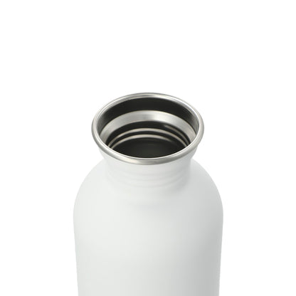 White Lagom Single wall Stainless steel Bottle 27oz