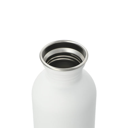White Lagom Single wall Stainless steel Bottle 27oz