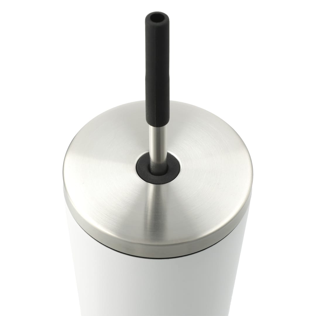 White Maia 2-in-1 Copper Vacuum Tumbler Kit 24oz