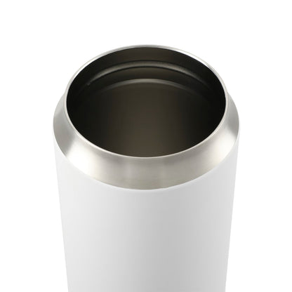 White Marka Copper Vac Tumbler w/ SS straw 20oz