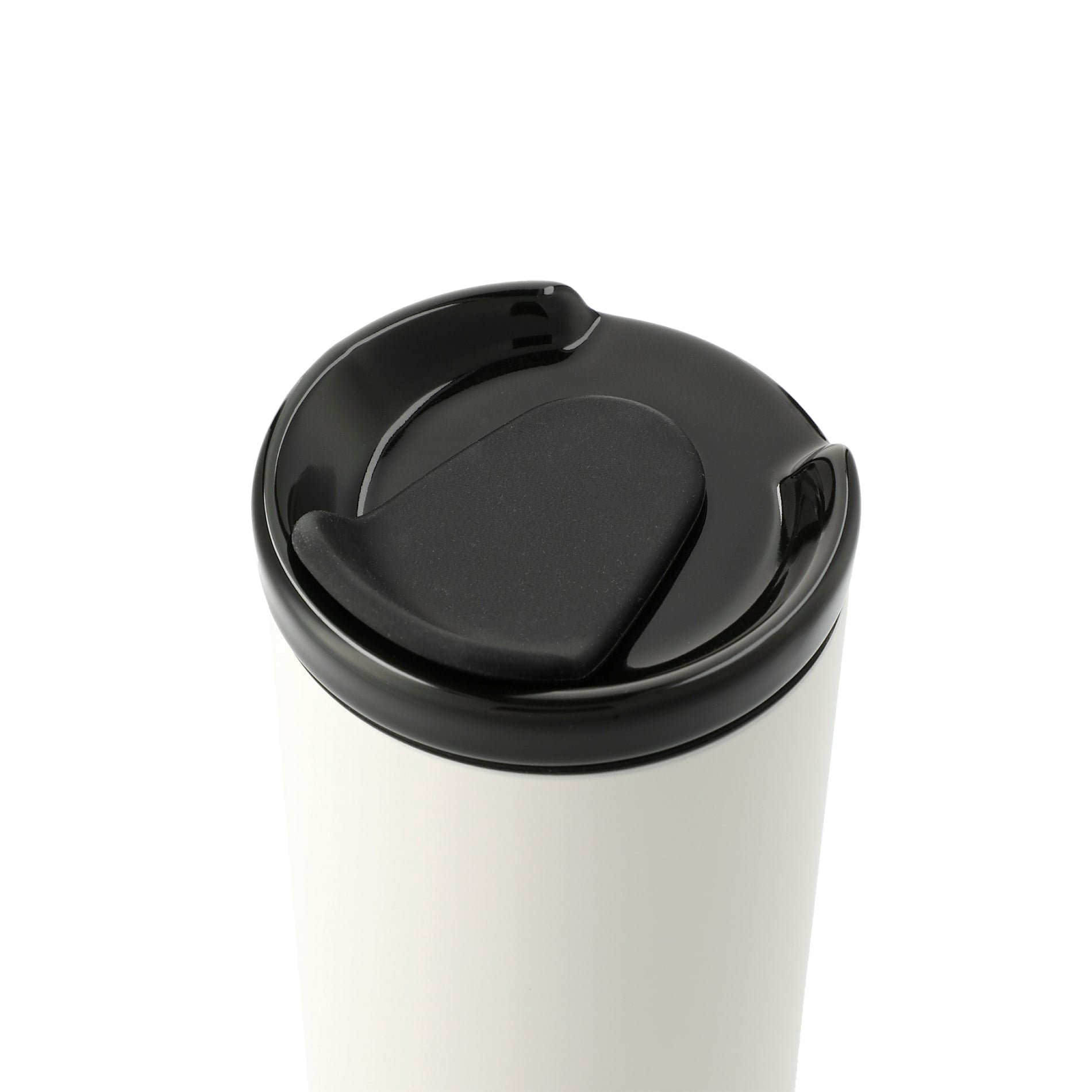 White Seneca Tumbler 16oz w/ Ceramic Lid & Lining
