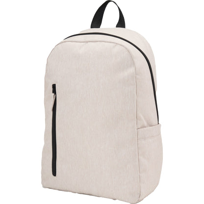 White Skye Recycled Laptop Backpack plain