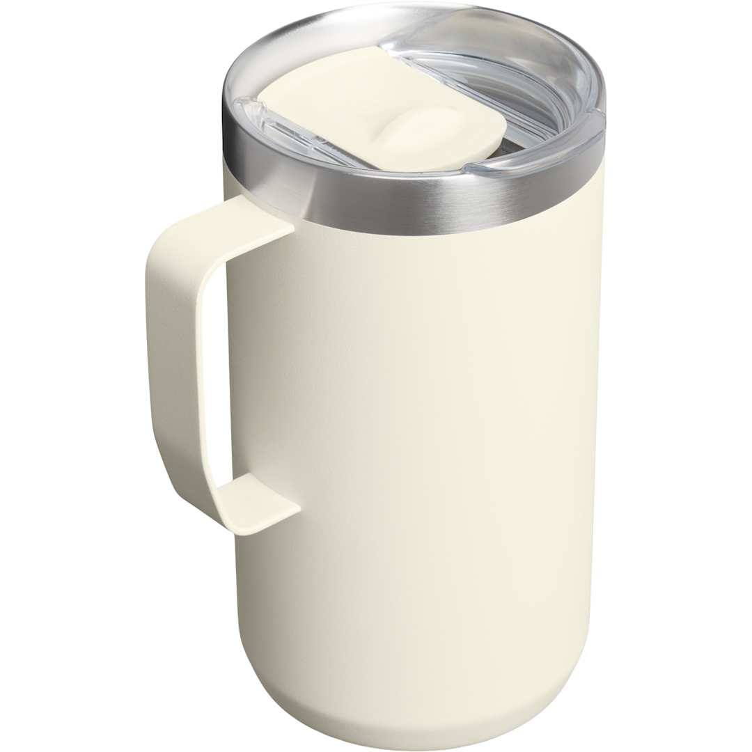 White Stanley Everyday Camp Mug 24oz plain