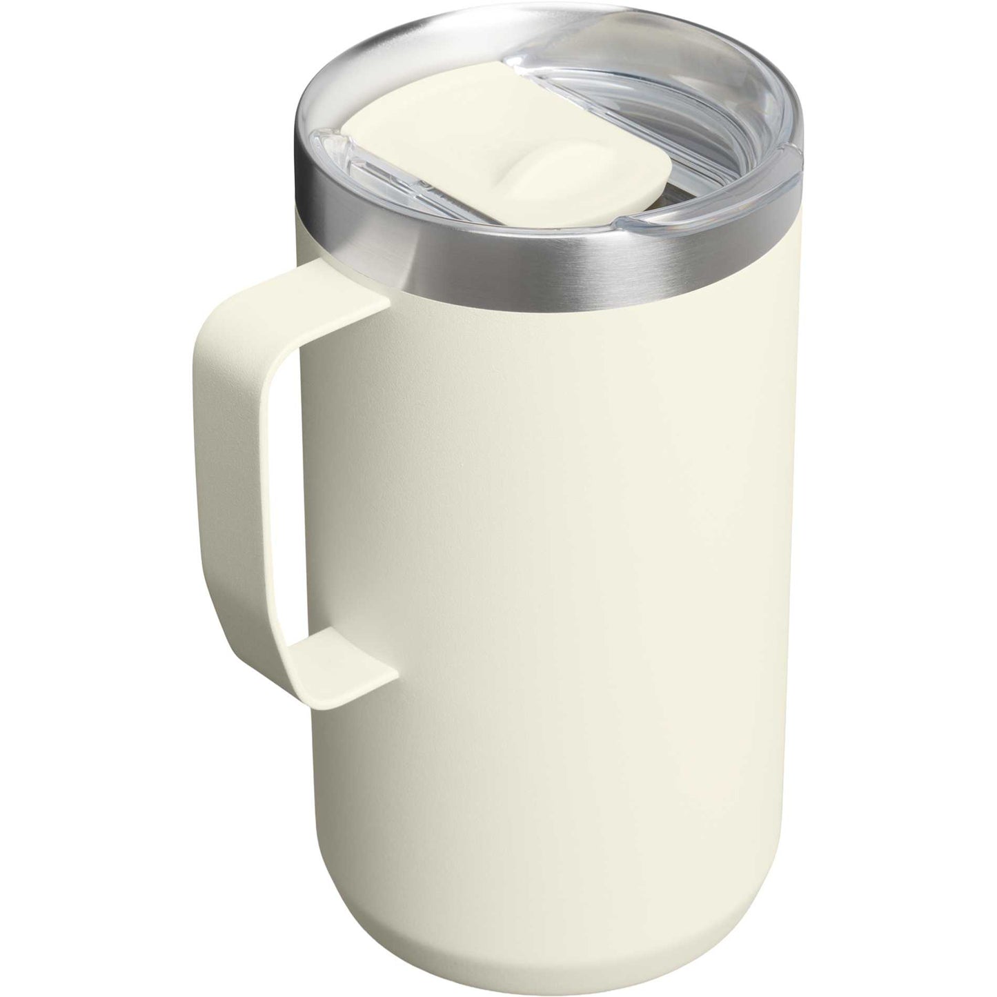 White Stanley Everyday Camp Mug 24oz plain