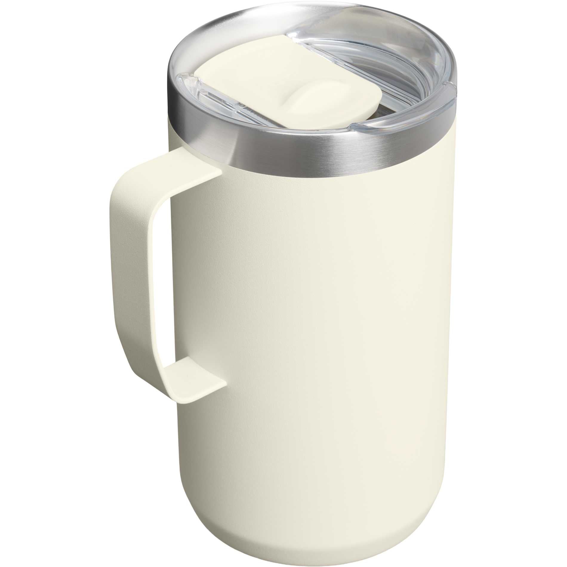 White Stanley Everyday Camp Mug 24oz plain