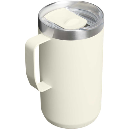 White Stanley Everyday Camp Mug 24oz plain