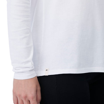 White tentree Organic Cotton Longsleeve Tee - Women's