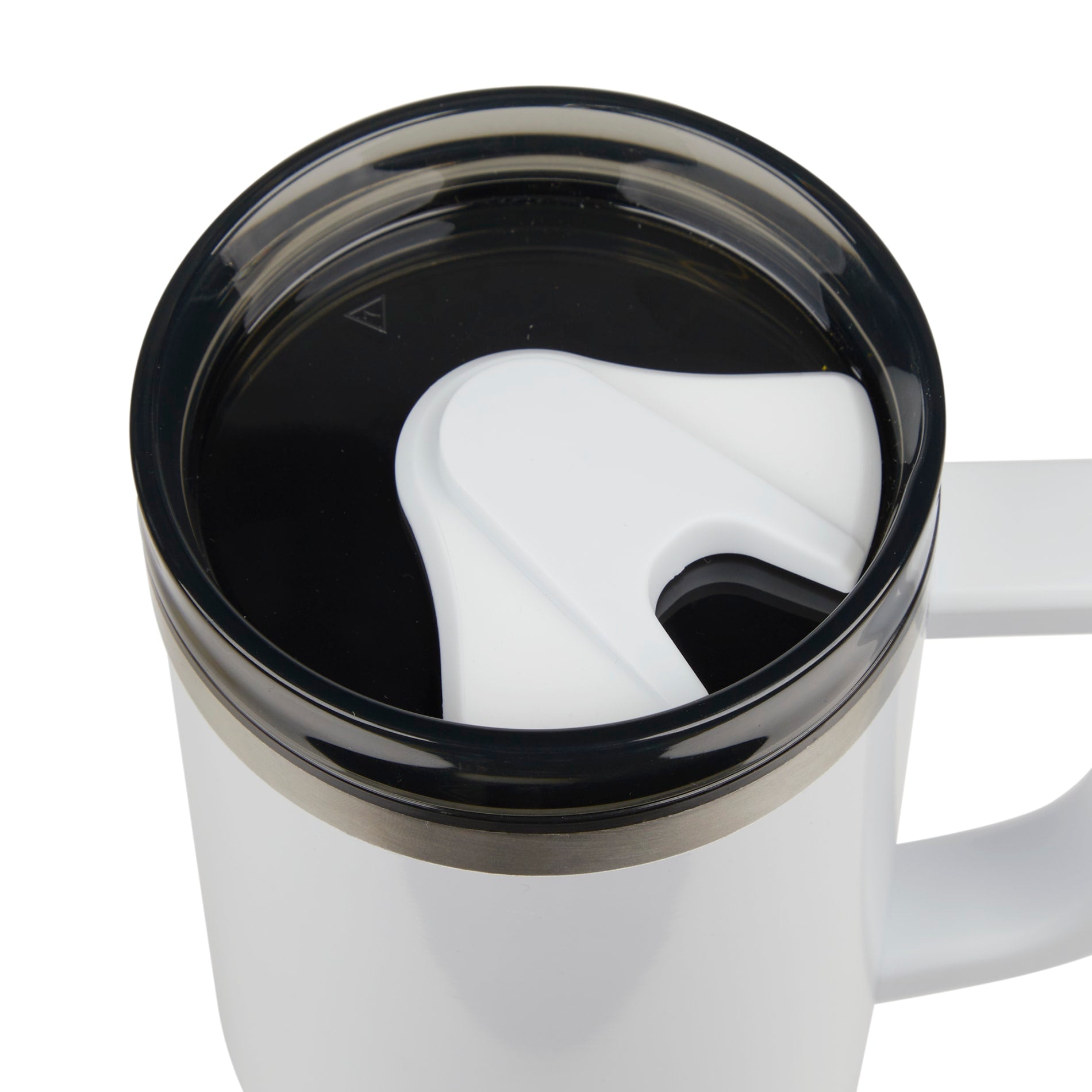 White Thor 40oz Straw Tumbler plain