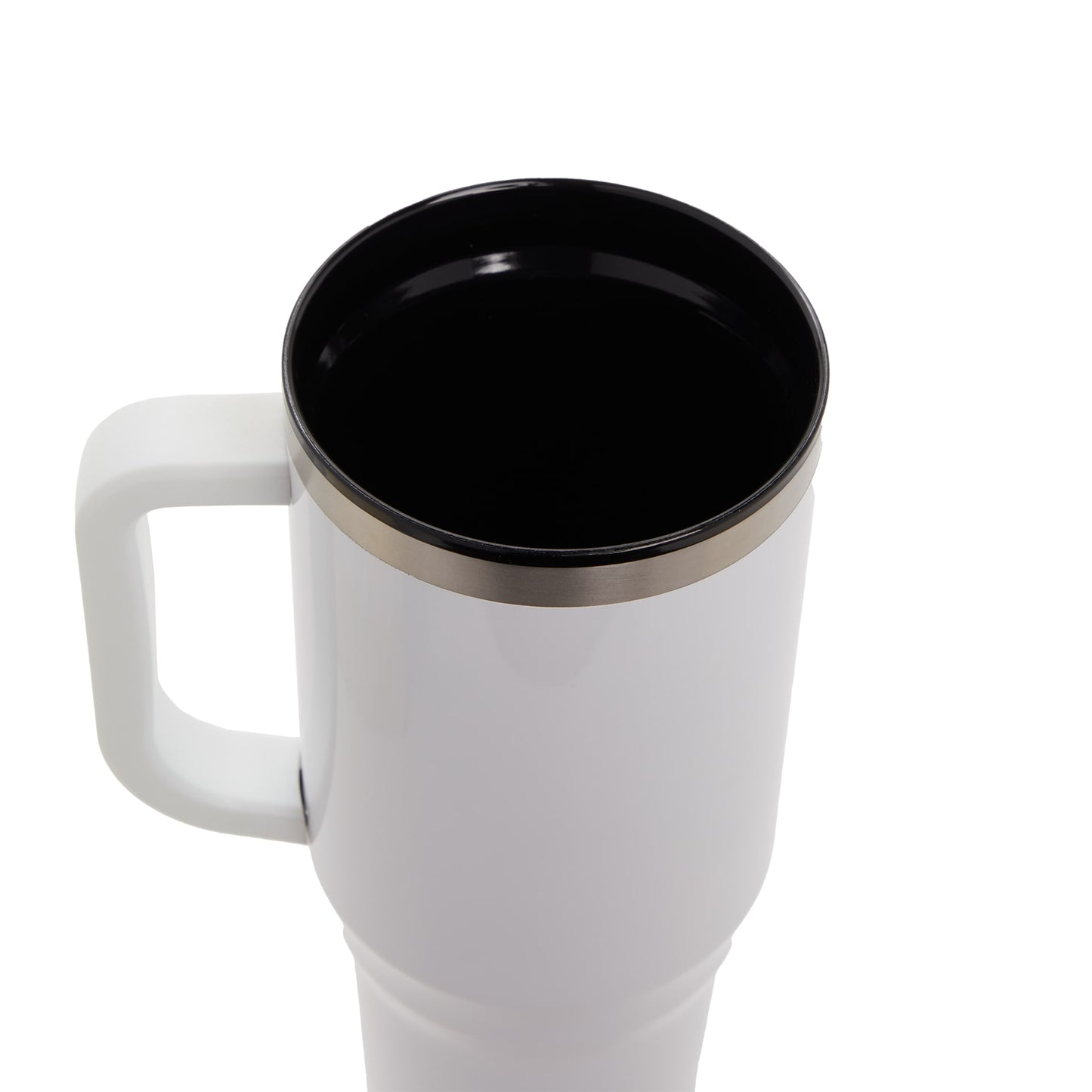 White Thor 40oz Straw Tumbler plain