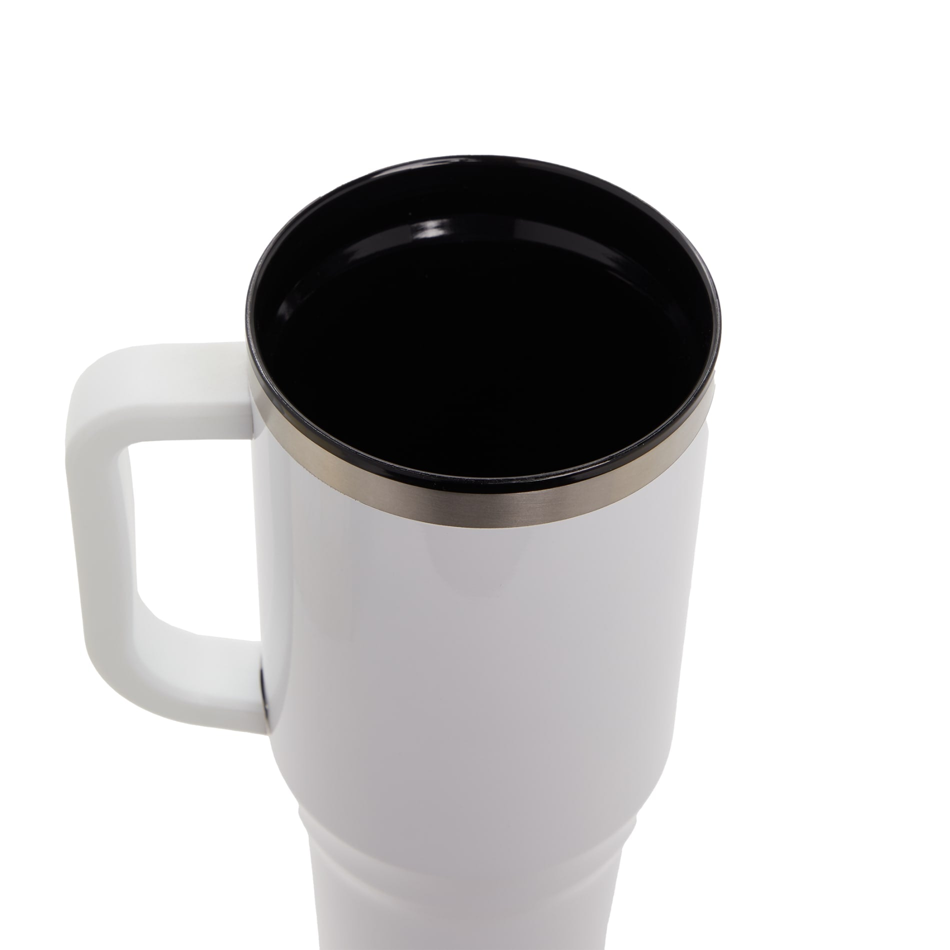 White Thor 40oz Straw Tumbler plain