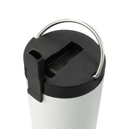 White Thor Copper Insulated Tumbler 24oz Flip Straw Lid