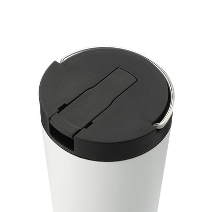White Thor Copper Insulated Tumbler 24oz Flip Straw Lid