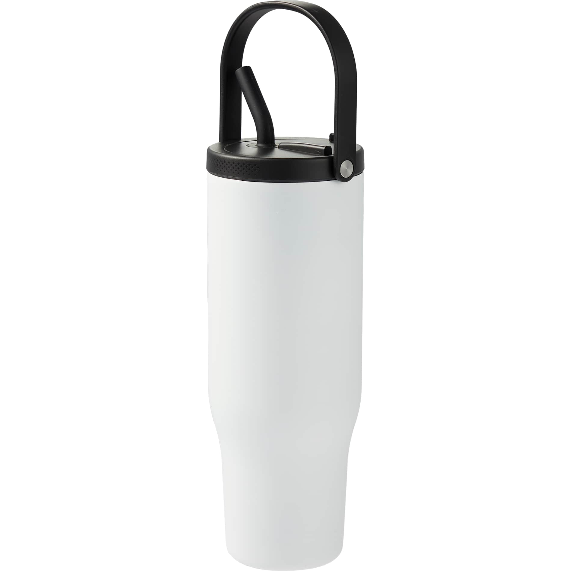 White Trinity Recycled Straw Leak proof Tumbler 30oz plain
