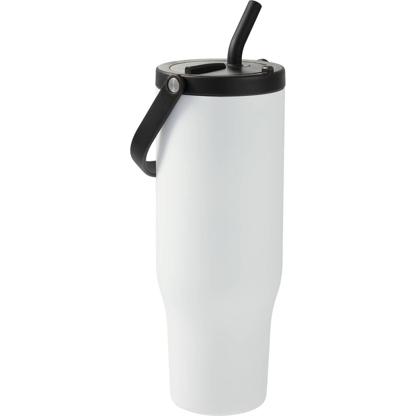 White Trinity Recycled Straw Leak proof Tumbler 30oz plain