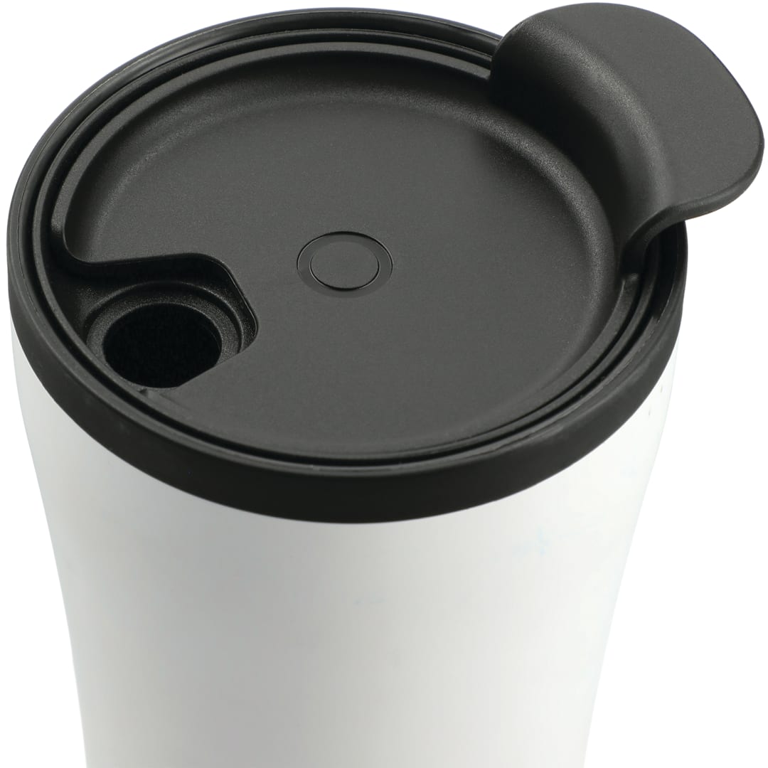 White Valhalla 16oz Tumbler With Plastic Inner plain