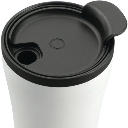 White Valhalla 16oz Tumbler With Plastic Inner plain