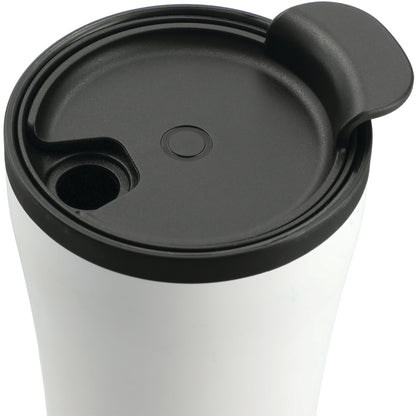 White Valhalla 16oz Tumbler With Plastic Inner plain