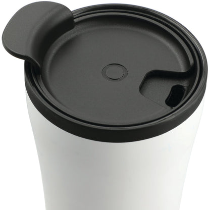 White Valhalla 16oz Tumbler With Plastic Inner plain