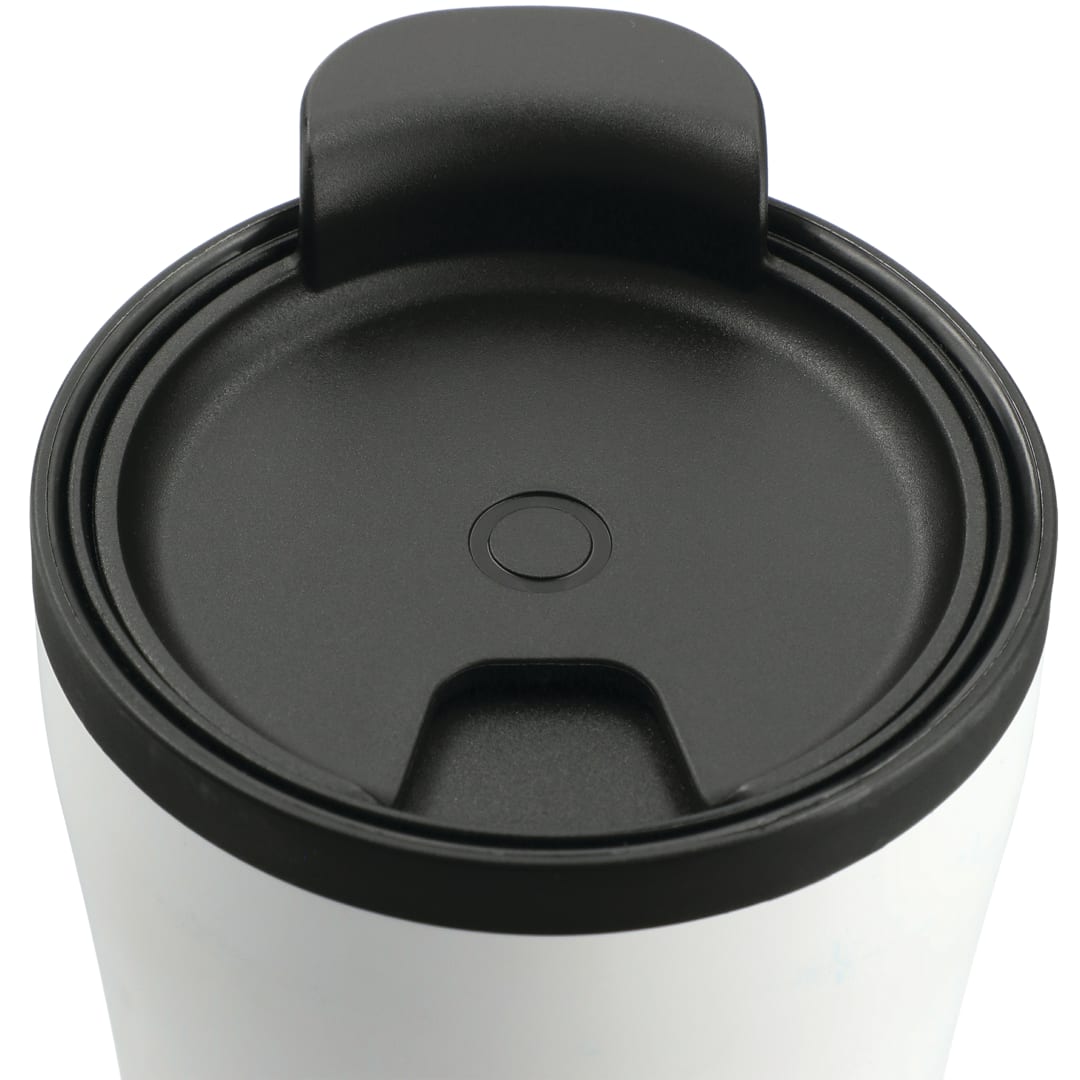 White Valhalla 16oz Tumbler With Plastic Inner plain