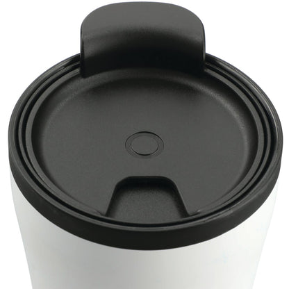 White Valhalla 16oz Tumbler With Plastic Inner plain