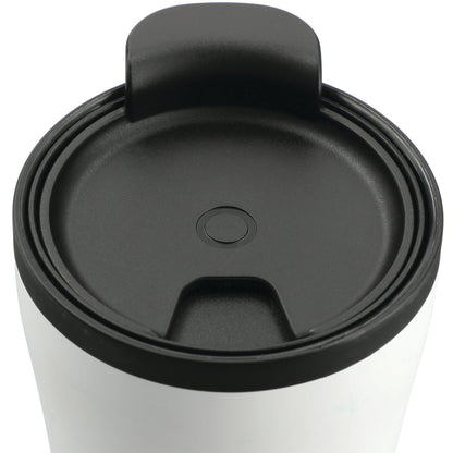 White Valhalla 16oz Tumbler With Plastic Inner plain